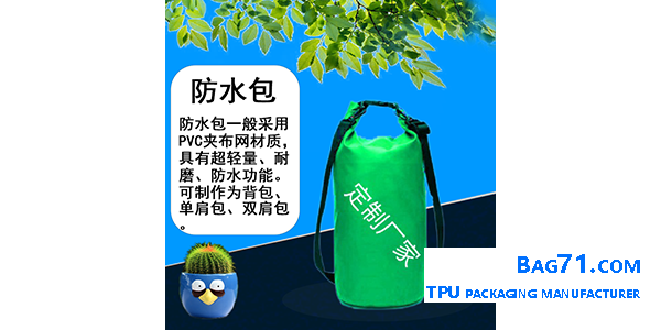 Blue mesh waterproof backpack customization-PVC transparent waterproof backpack supplier